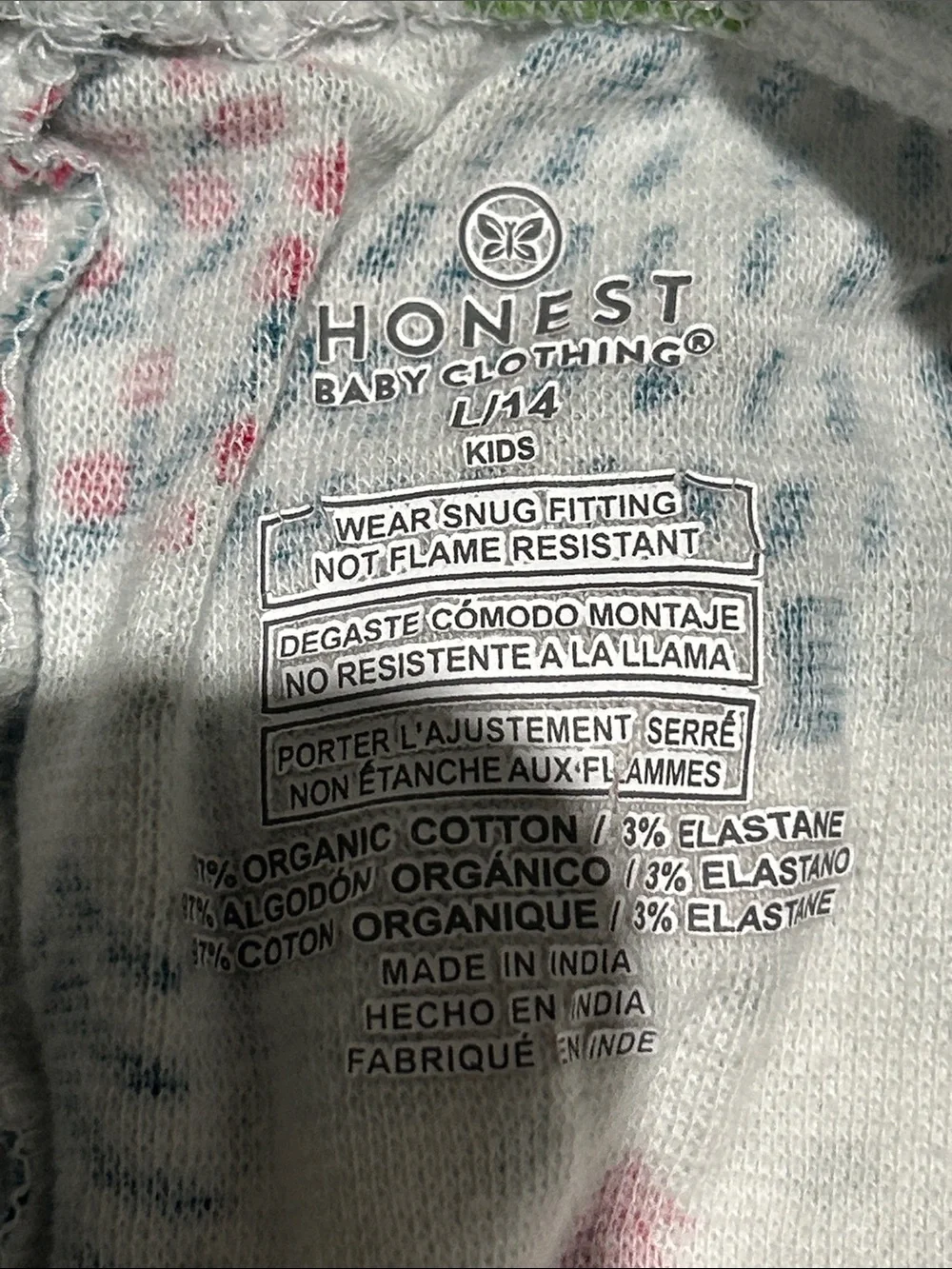 Honest Cotton cozy kids